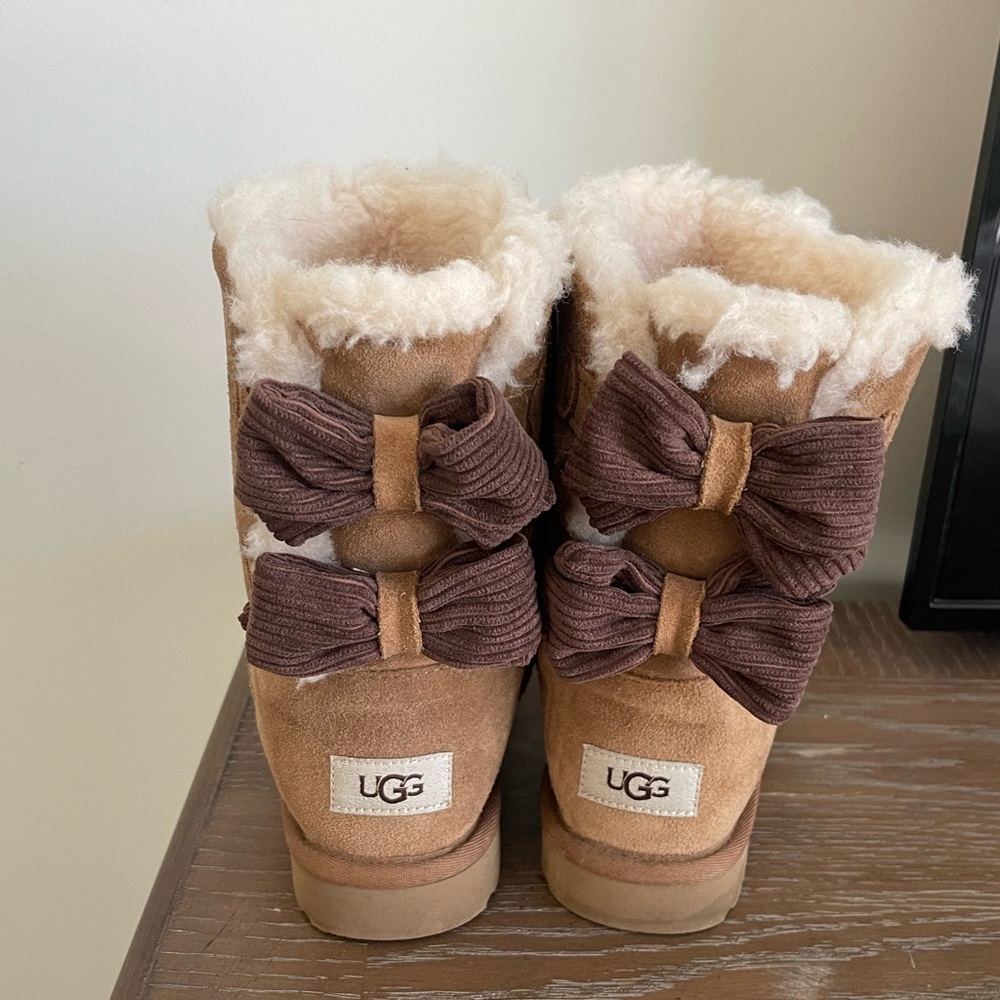 UGG Bailey Corduroy Bow Boots